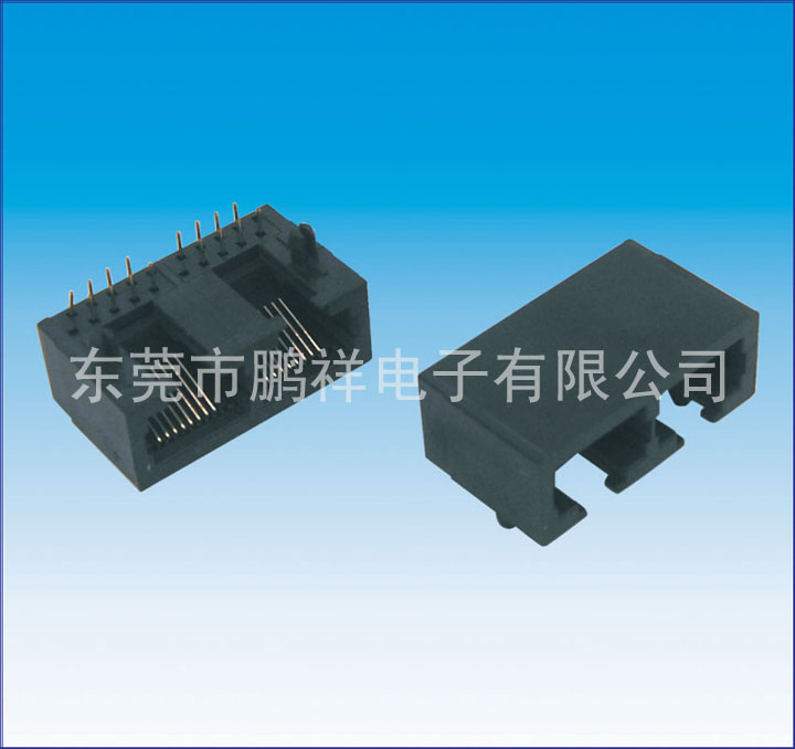 RJ45系列，1X2 雙口RJ45