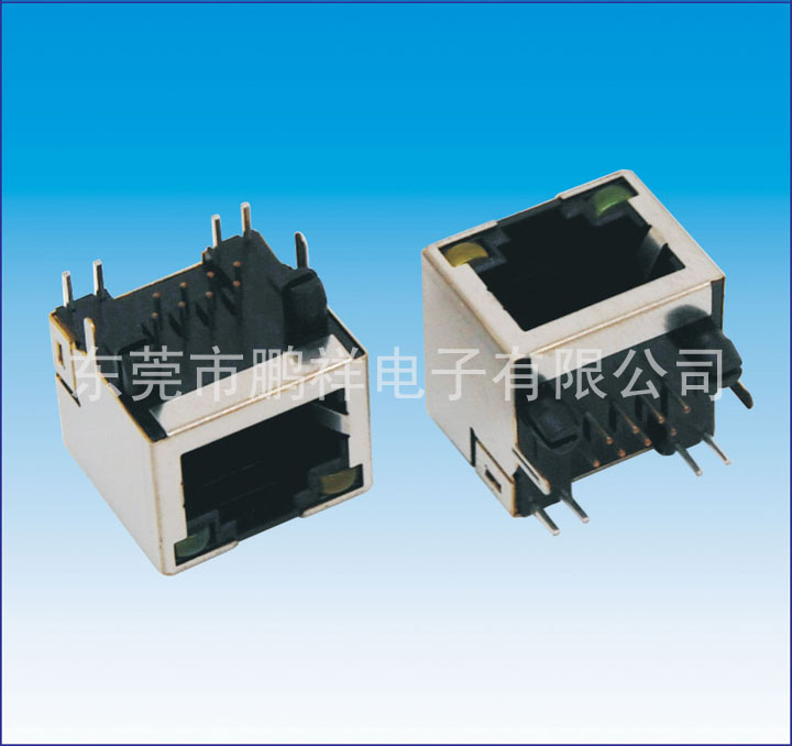 RJ45 series, with light 8P8C D